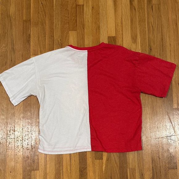 Nebraska Red and White Short Sleeve Tee - Picture 12 of 16